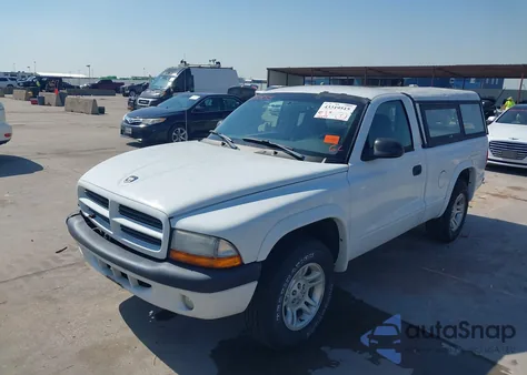 2003 Dodge Dakota Sport из США, поврежденный, VIN 1D7FL36XX3S366733